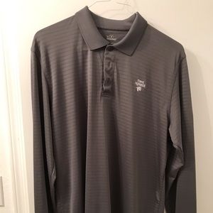 Under Armor Long Sleeve Golf Shirt Size Large